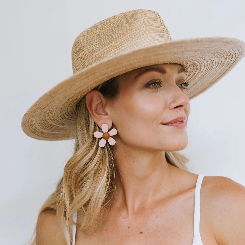 Blush Flower Earrings