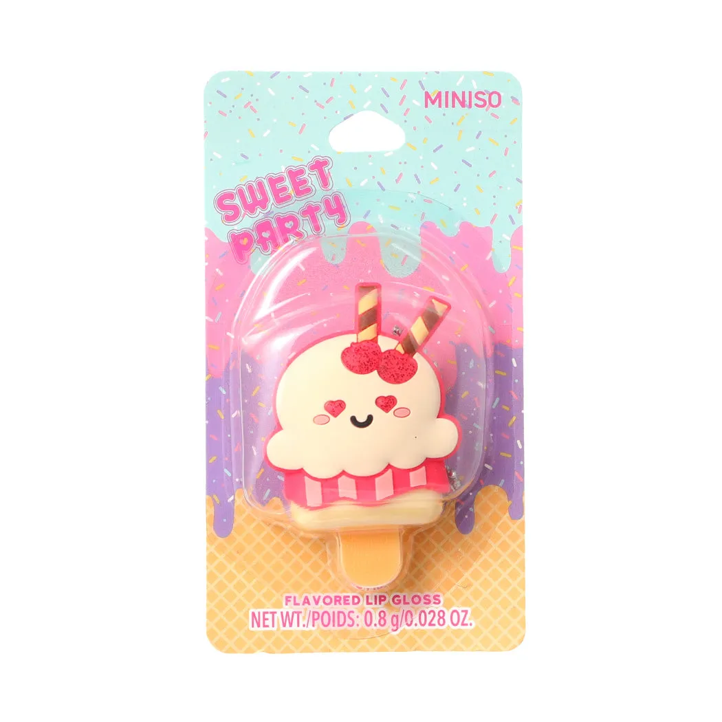 Dessert Theme Lip Balm(Heart Eyes Ice Cream)