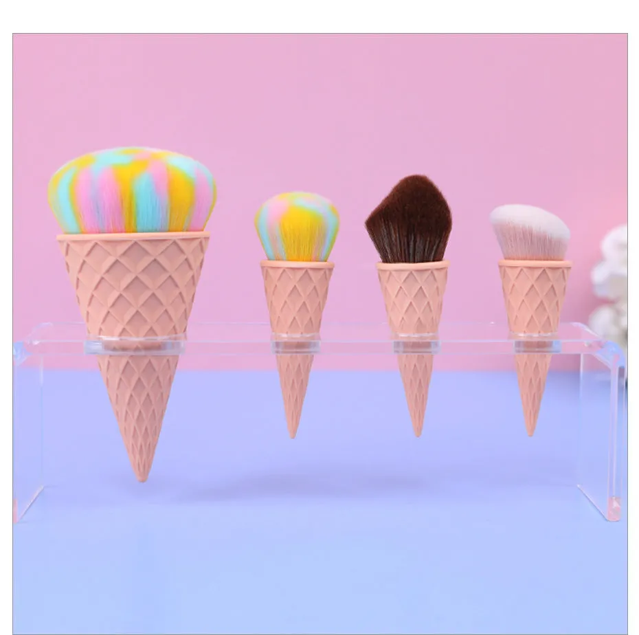 Ice Cream Cute Fiber Hair Makeup Brush