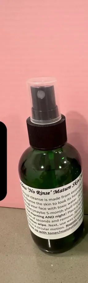 Mature Skin "No Rinse" Face Wash Cleanse
