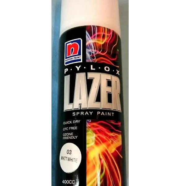 Nippon Pylox Spray Paint 03 Matt White 400Cc