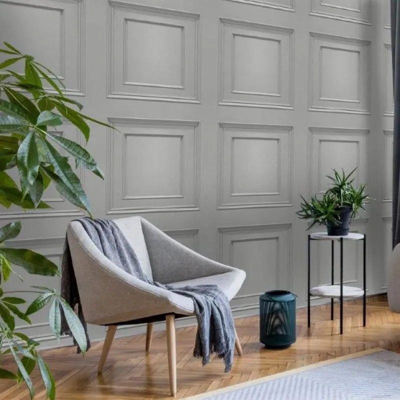 Oliana Wood Panel Effect Wallpaper