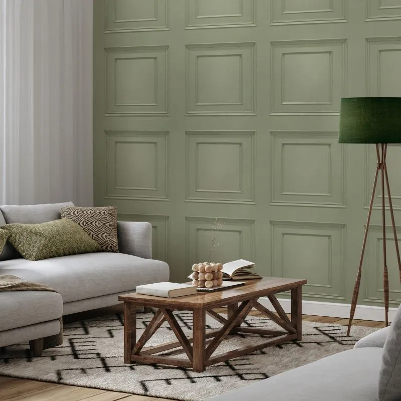 Oliana Wood Panel Effect Wallpaper