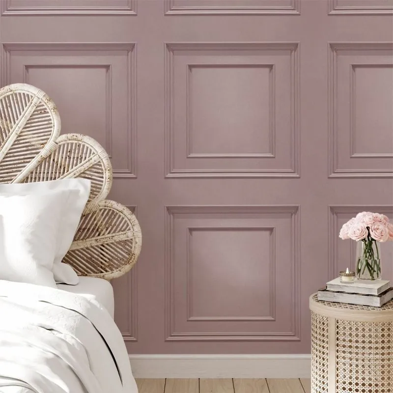 Oliana Wood Panel Effect Wallpaper