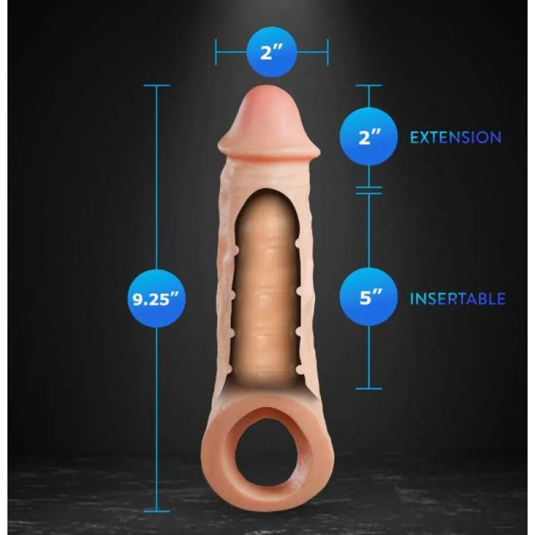 Performance Plus Intrepid 2" Penis Xtender - Beige