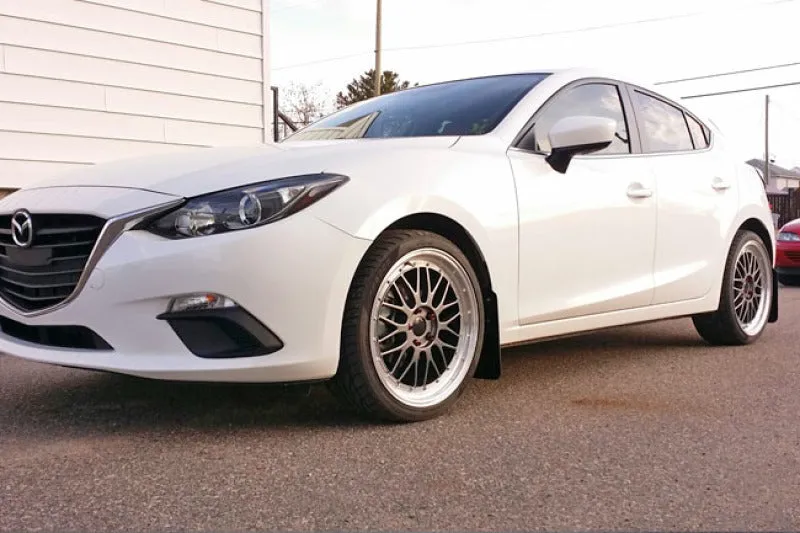 Rally Armor 2014  Mazda3/Mazdaspeed3 UR Black Mud Flap w/ Grey Logo