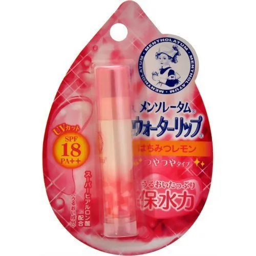 Rohto Mentholatum - Water Lip Gloss Balm SPF 18 PA   Honey Lemon 4.5g