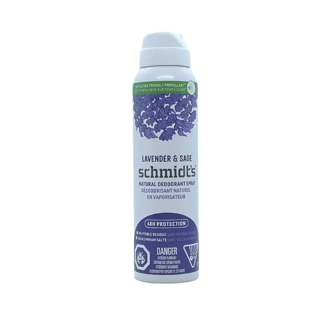 Schmidt's Deodorant Spray - Lavender & Sage (91g)