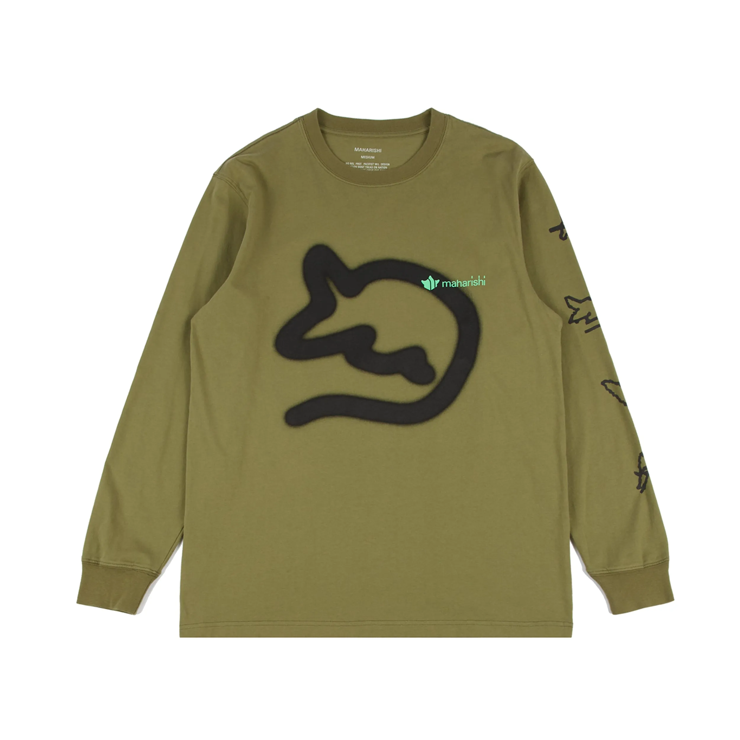 SR/MHI SRMY Spray Long Sleeve Tee